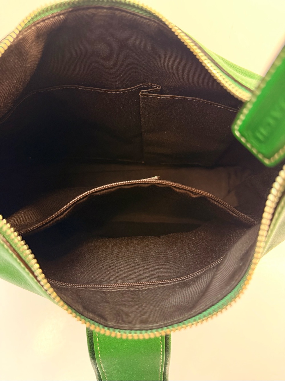 🍃 Rare Vintage Coach Soho Flap Ergo Shoulder Bag – Kelly Green Purse - Picture 11 of 16